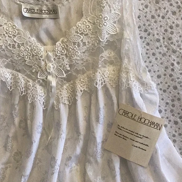 COPY - Carole Hochman nightgown and robe set.  NWT - Picture 3 of 7